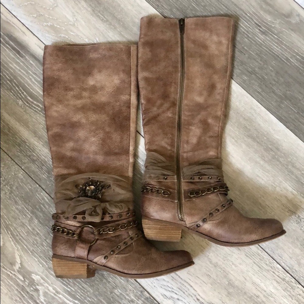 Knee high boots